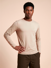 Ladda in bilden i gallerivisningen, Gallery: Uv Line T-Shirts Für Herren Longsleeve New Fit Masc Sand Upf50+