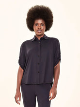 Ladda in bilden i gallerivisningen, Gallery: Uv Line Hemdblusenkleid Shirt Copa Black Upf50+