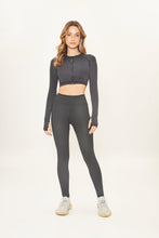 Ladda in bilden i gallerivisningen, Image 04: Uv Line Fitness-Shorts Legging Fit Aspen Black Upf50+