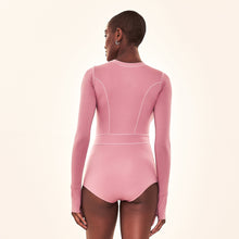 Ladda in bilden i gallerivisningen, Model Back: Uv Line Badeanzug Swimsuit Macae Malva Upf50+