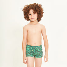 Ladda in bilden i gallerivisningen, Model Front: Uv Line Jungen-Badehose Sunga Folhagem Kids Upf50+