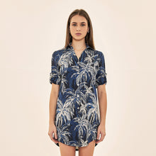 Ladda in bilden i gallerivisningen, Image 05: Uv Line Hemdblusenkleid Shirtdress Coqueiros Marinho Upf50+