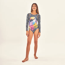 Ladda in bilden i gallerivisningen, Image 05: Uv Line Mädchen-Badeanzug Swimsuit Girl Tucano Upf50+