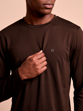 Ladda in bilden i gallerivisningen, Image 05: Uv Line Rashguard Longsleeve New Fit Textura Masc Brown Upf50+