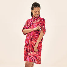 Ladda in bilden i gallerivisningen, Image 02: Uv Line Hemdblusenkleid Shirtdress Copacabana Upf50+