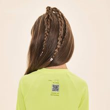 Ladda in bilden i gallerivisningen, Image 04: Uv Line Rashguard Acqua Qr Code Amarelo Fluor Upf50+