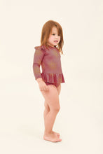 Ladda in bilden i gallerivisningen, Image 02: Uv Line Baby-Bademode Baby Shine Malva Up50+