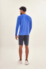 Ladda in bilden i gallerivisningen, Model Back: Uv Line Rashguard Longsleeve Uvpro Brasil Masc Cobalto Upf50+