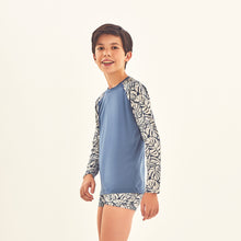 Ladda in bilden i gallerivisningen, Image 02: Uv Line Rashguard Rash Guard Kids Costela Aco Off White Upf50+