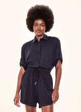 Ladda in bilden i gallerivisningen, Gallery: Uv Line Fitness-Shorts Shorts Fem Basic Black Upf50+