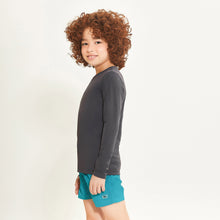 Ladda in bilden i gallerivisningen, Image 02: Uv Line Rashguard Longsleeve Uvpro Kids Preto Upf50+