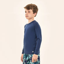Ladda in bilden i gallerivisningen, Image 02: Uv Line Rashguard Acqua Qr Code Marinho Upf50+