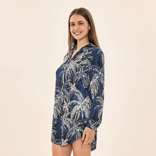 Ladda in bilden i gallerivisningen, Image 06: Uv Line Hemdblusenkleid Shirtdress Coqueiros Marinho Upf50+