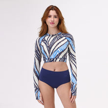 Ladda in bilden i gallerivisningen, Model Front: Uv Line Set Bikini Ondas Upf50+