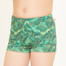 Ladda in bilden i gallerivisningen, Image 04: Uv Line Jungen-Badehose Swim Trunks Kids Leaves Upf50+