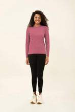 Ladda in bilden i gallerivisningen, Model Front: Uv Line Rashguard Camiseta Uvpro Br Ml Malva Upf50+