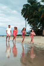 Ladda in bilden i gallerivisningen, Image 06: Uv Line Mädchen-Badeanzug Swimsuit Girl Marcela Fuchsia White Upf50+