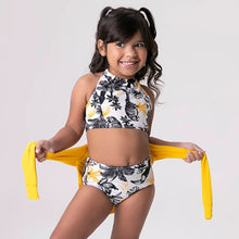 Ladda in bilden i gallerivisningen, Model Front: Uv Line Mädchen-Bikini Trikini Brasil Upf50+