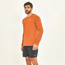 Ladda in bilden i gallerivisningen, Image 02: Uv Line T-Shirts Für Herren Longsleeve Sport Fit Caramelo
