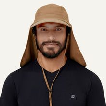 Ladda in bilden i gallerivisningen, Model Front: Uv Line Legionärshut Legionario Atacama Kaki Upf50+
