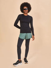 Ladda in bilden i gallerivisningen, Model Front: Uv Line Rashguard Longsleeve Fem Skin Infratherm Preto Upf50+
