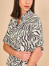 Ladda in bilden i gallerivisningen, Image 03: Uv Line Hemdblusenkleid Shirt Copa Fauna Upf50+
