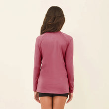 Ladda in bilden i gallerivisningen, Model Back: Uv Line Rashguard Longsleeve Uvpro Kids Malva Upf50+
