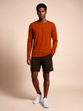 Ladda in bilden i gallerivisningen, Model Front: Uv Line Rashguard Longsleeve Uvpro Brasil Masc Pitanga Upf50+
