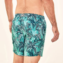 Ladda in bilden i gallerivisningen, Image 04: Uv Line Badeshorts Short Acqua Coqueiros Turquesa Upf50+
