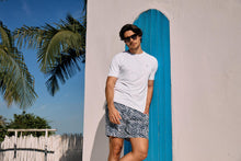 Ladda in bilden i gallerivisningen, Image 05: Uv Line Bermuda-Shorts Shorts Acqua Boxer Tie Dye Blue Upf50+
