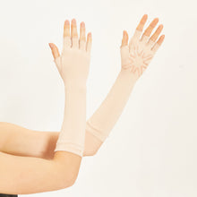 Ladda in bilden i gallerivisningen, Image 05: Uv Line Handschuhe Long Gloves Uni Beige Upf50+
