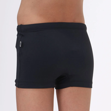 Ladda in bilden i gallerivisningen, Model Back: Uv Line Jungen-Badehose Trunks Kids F Inf Black Upf50+
