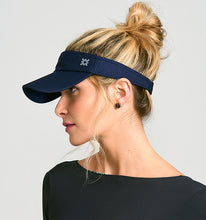 Ladda in bilden i gallerivisningen, Image 07: Uv Line Visor Visor Athletic Dry Fem Navy Blue Upf50+
