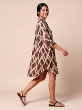 Ladda in bilden i gallerivisningen, Image 03: Uv Line Hemdblusenkleid Shirtdress Ipanema Diamond Upf50+
