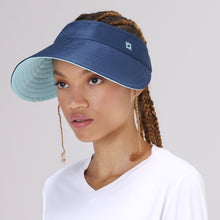 Ladda in bilden i gallerivisningen, Model Front: Uv Line Visor Visor Bali Marinho Azul Claro Upf50+
