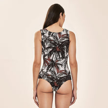 Ladda in bilden i gallerivisningen, Model Back: Uv Line Badeanzug Mirela Coqueiros Bege Upf50+
