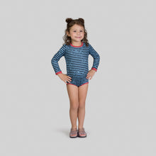 Ladda in bilden i gallerivisningen, Model Front: Uv Line Baby-Bademode Macaquinho Baby Listras Upf50+
