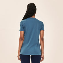 Ladda in bilden i gallerivisningen, Model Back: Uv Line Fitness-Top T-Shirt Sport Fit Aco Upf50+
