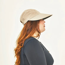 Ladda in bilden i gallerivisningen, Image 04: Uv Line Mützen Visor Capri Colors Nac Fem Sand Black Upf50+
