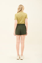 Ladda in bilden i gallerivisningen, Model Back: Uv Line Fitness-Shorts Short Race Verde Militar Upf50+
