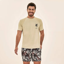 Ladda in bilden i gallerivisningen, Model Front: Uv Line T-Shirts Für Herren T-Shirt Uvline Coqueiro Upf50+
