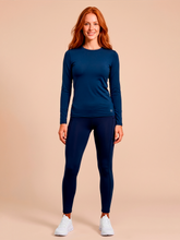 Ladda in bilden i gallerivisningen, Model Front: Uv Line Rashguard Longsleeve Uvpro Fem Cobalt Upf50+

