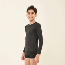 Ladda in bilden i gallerivisningen, Image 02: Uv Line Rashguard Longsleeve Uvpro Kids Black Upf50+
