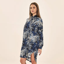 Ladda in bilden i gallerivisningen, Image 02: Uv Line Hemdblusenkleid Shirtdress Ipanema Coqueiros Marinho Upf50+
