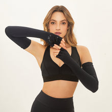 Ladda in bilden i gallerivisningen, Image 07: Uv Line Handschuhe Extra Long Gloves Uni Black Upf50+
