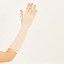 Ladda in bilden i gallerivisningen, Image 02: Uv Line Handschuhe Long Gloves Uni Beige Upf50+

