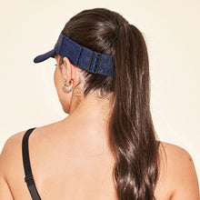 Ladda in bilden i gallerivisningen, Image 05: Uv Line Visor Elastic Visor Navy Blue Upf50+
