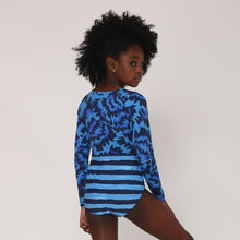 Ladda in bilden i gallerivisningen, Model Back: Uv Line Mädchen-Bikini Maio Marina Teen Oceano Upf50+
