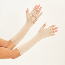 Ladda in bilden i gallerivisningen, Image 05: Uv Line Handschuhe Long Gloves Uni Chocolate Upf50+
