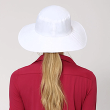 Ladda in bilden i gallerivisningen, Model Back: Uv Line Schlapphut Hat Lyon Nac L Fem White Upf50+
